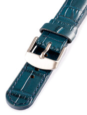 Unisex kožený modrý řemínek k hodinkám W-080-F