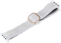 Řemínek pro Apple Watch, nylonový, bílý, Rose gold přezka (pouzdra 38/40/41mm)