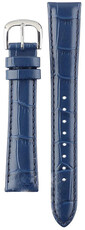 Modrý kožený řemínek Orient UL019012J0, stříbrná přezka (pro model RA-AG001)