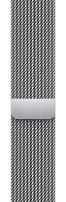 Milánský tah Apple, ocelový, stříbrný, pro pouzdra 42/44/45/49 mm