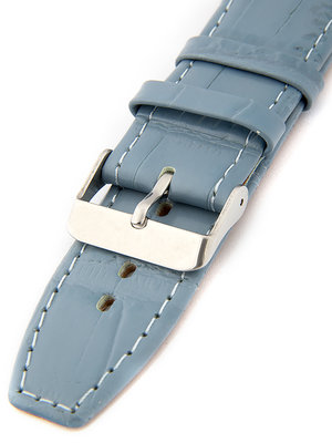 Dámský kožený modrý řemínek k hodinkám W-309-J
