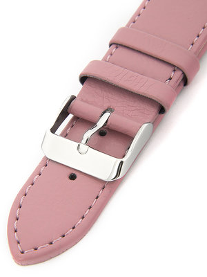 Dámský kožený růžový řemínek k hodinkám R1-PI1