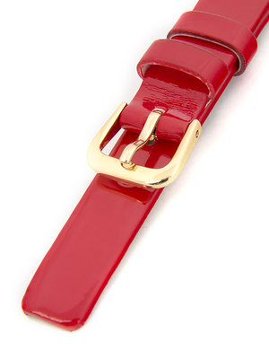 Dámský kožený červený řemínek k hodinkám R-RE3