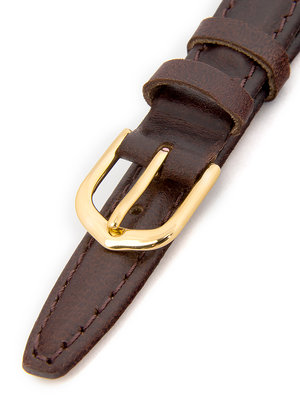 Dámský kožený hnědý řemínek k hodinkám K-5-B