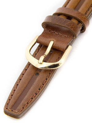 Dámský kožený hnědý řemínek k hodinkám R1-BR5