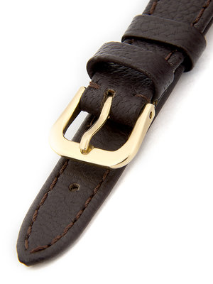 Dámský kožený hnědý řemínek k hodinkám R1-DBR1