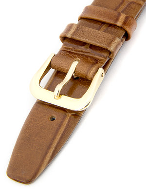 Dámský kožený hnědý řemínek k hodinkám R1-LBR2