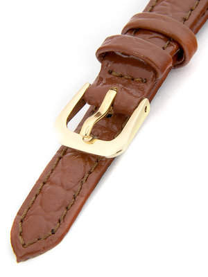 Dámský kožený hnědý řemínek k hodinkám R2-BR4