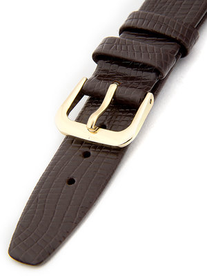 Dámský kožený hnědý řemínek k hodinkám R2-DBR3