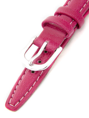 Dámský kožený růžový řemínek k hodinkám A-51-P