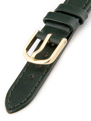 Dámský kožený tmavě zelený řemínek k hodinkám R1-DGR1