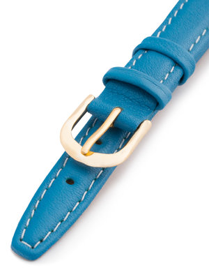 Dámský kožený modrý řemínek k hodinkám A-51-E