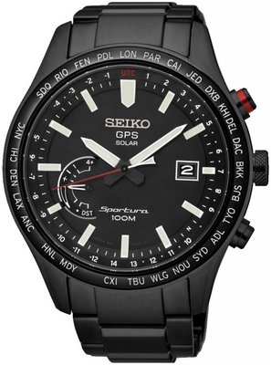 Seiko Sportura GPS Solar World Time SSF005J1