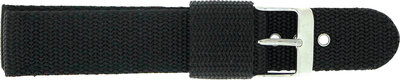 Unisex textilní černý Condor řemínek k hodinkám 112G.BLACKRW