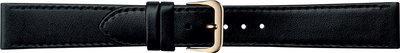 Dámský černý Condor prodloužený řemínek k hodinkám z telecí kůže 123.01LZ