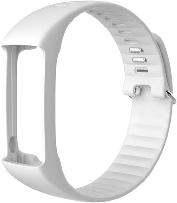 Unisex silikonový řemínek Polar k hodinkám A360 bílý S