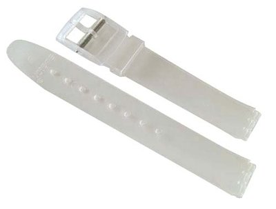 Unisex transparentní plastový řemínek k hodinkám ASFK100