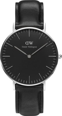 Daniel Wellington Classic Black Sheffield Silver DW00100145