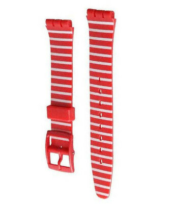 Dámský červený plastový řemínek Swatch AGR154I