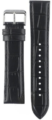 Černý kožený řemínek Orient UL00A012J0, stříbrná přezka (pro model RA-AA0C)