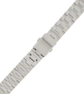 Stříbrný ocelový náramek Orient Star UM018111J0, překlápěcí spona (pro modely RE-HJ00, RE-HK00)