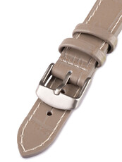 Unisex kožený šedý řemínek k hodinkám W-140-G