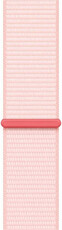 Sportovní provlékací řemínek Apple, textilní, světle růžový, pro pouzdra 38/40/41 mm