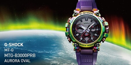 G-Shock MTG-B3000PRB Aurora Oval představení – Když to není žába, je to polární záře