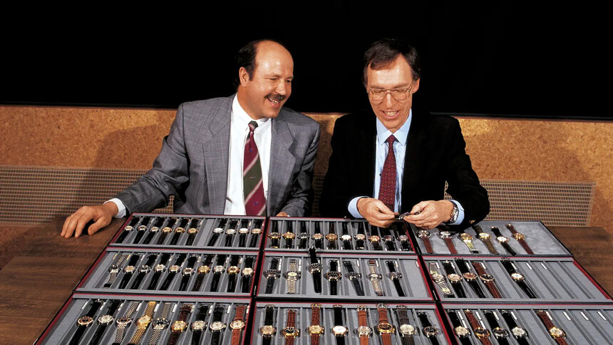 Ulrich W. Herzog a dr. Rolf Portmann se rozhodli vrátit Oris lidem, kteří značce věřili. Foto z roku 1982, Oris.ch