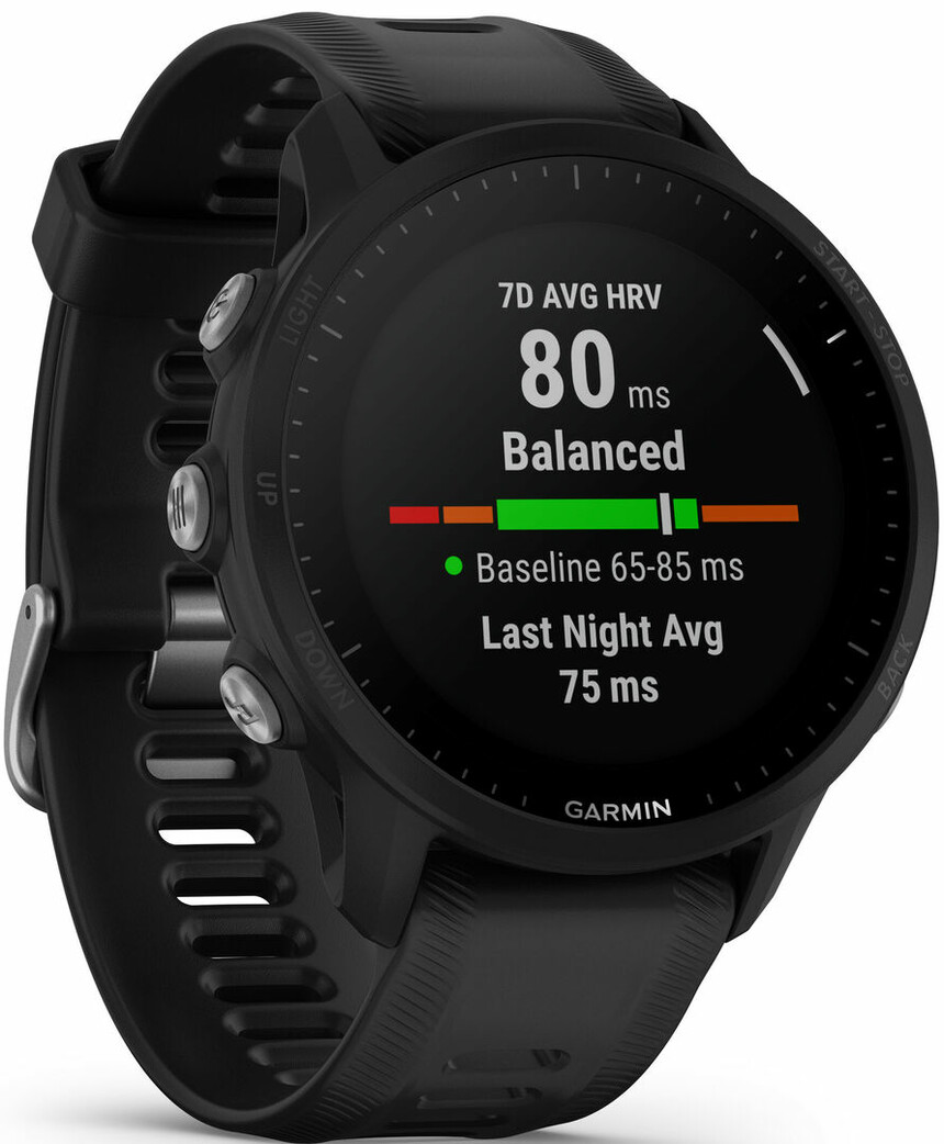 HRV nebo-li VST se do hodinek dostalo z modelu Garmin Forerunner 955