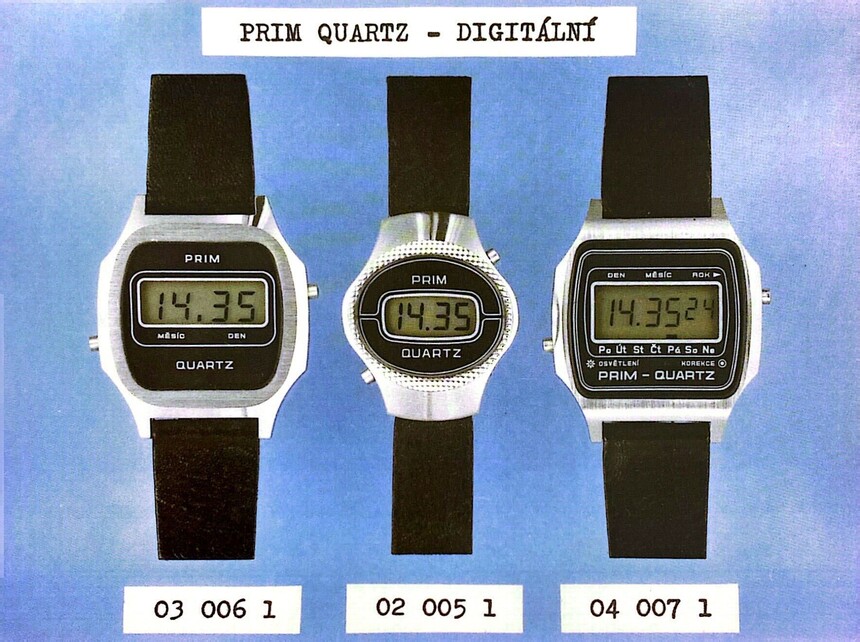Všechny varianty hodinek PRIM Digi, zdroj: Primky, Libor Hovorka, 2018
