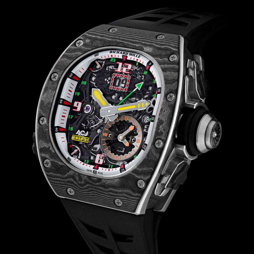 Hodinky Richard Mille RM 62-01 Tourbillon Vibrating Alarm. Zdroj: www.watchtime.com