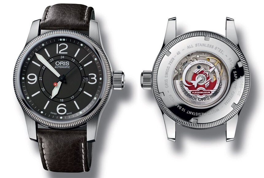 Na pilotních modelech spolupracoval Oris s bývalým stíhacím pilotem Paulem Ruppeinerem. Na fotce Oris Swiss Hunter Team Ps Edition