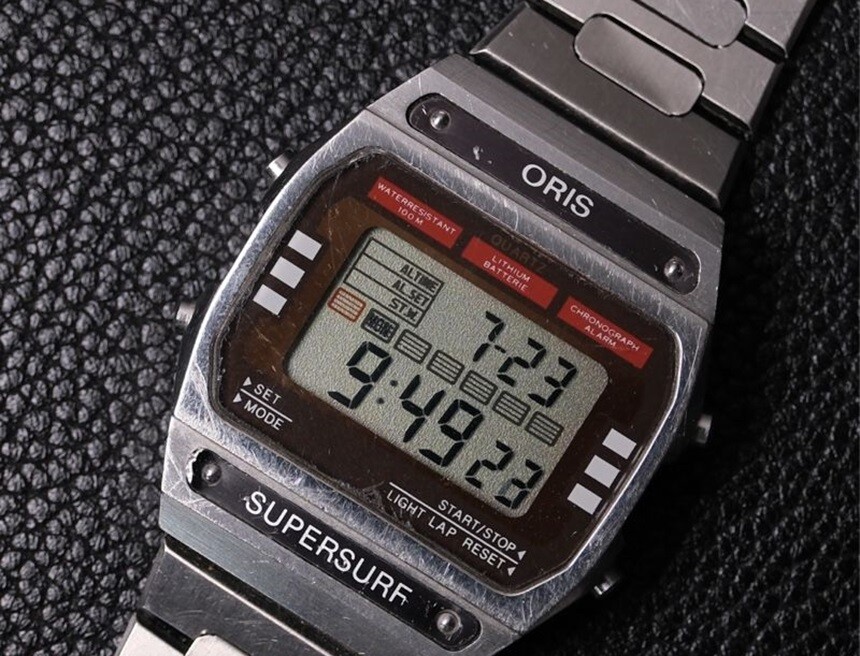 Oris s digitálním LCD displejen z 80. let. Foto: ricardo.ch