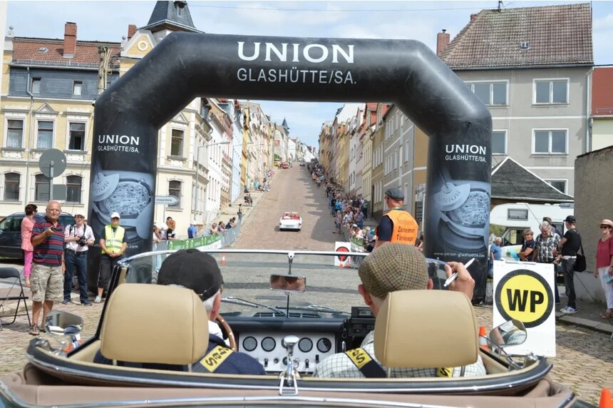 Sachsen Classic rally. Zdroj: www.union-glashuette.com