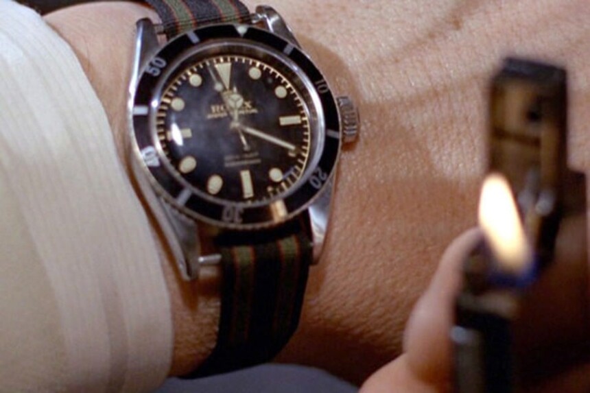 Rolex Submariner ve filmu Goldfinger.