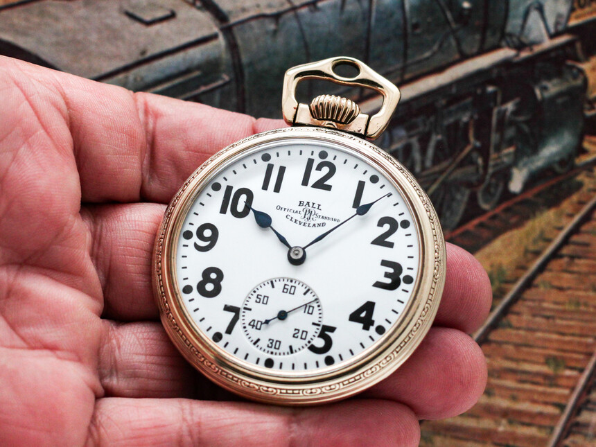 Kapesní hodinky Ball. Foto: thepocketwatchguy.com