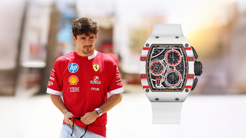 Richard Mille RM72-01 'Charles LeClerc' s fly back chronografem.