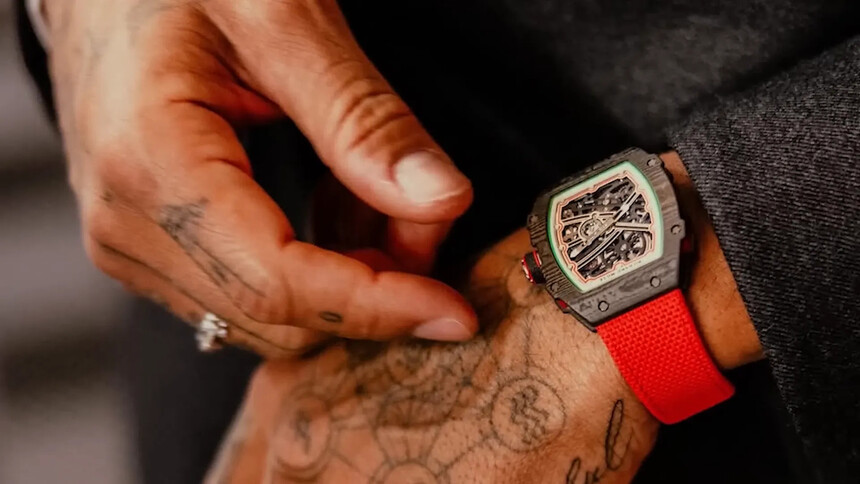 Lewis Hamilton nosí Richard Mille RM 67‑02. Foto: Ferari