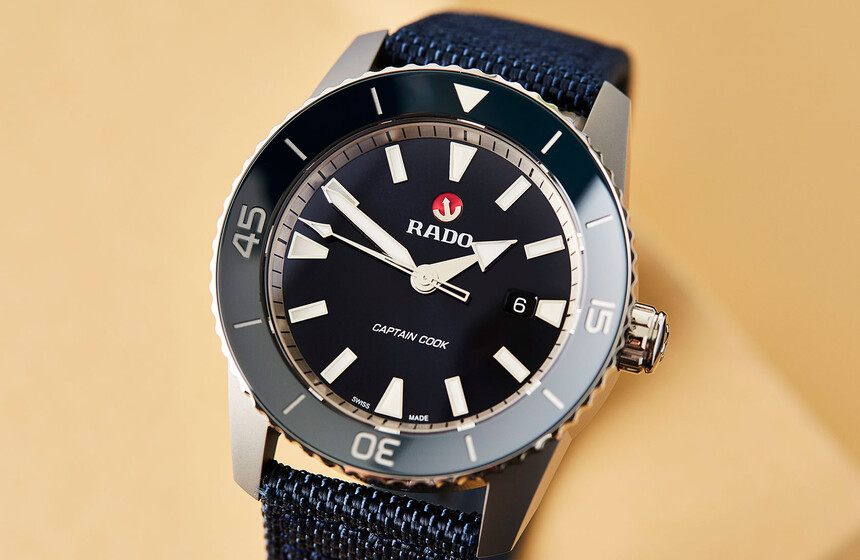 Moderní reedice modelu Captain Cook ve velikosti 45 mm. Zdroj: www.timeandtidewatches.com