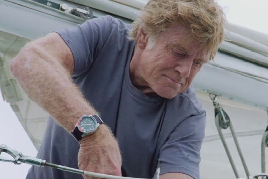 Robert Redford ve filmu Vše je ztraceno nosí Seiko SKX009. Foto: Hodinkee.com
