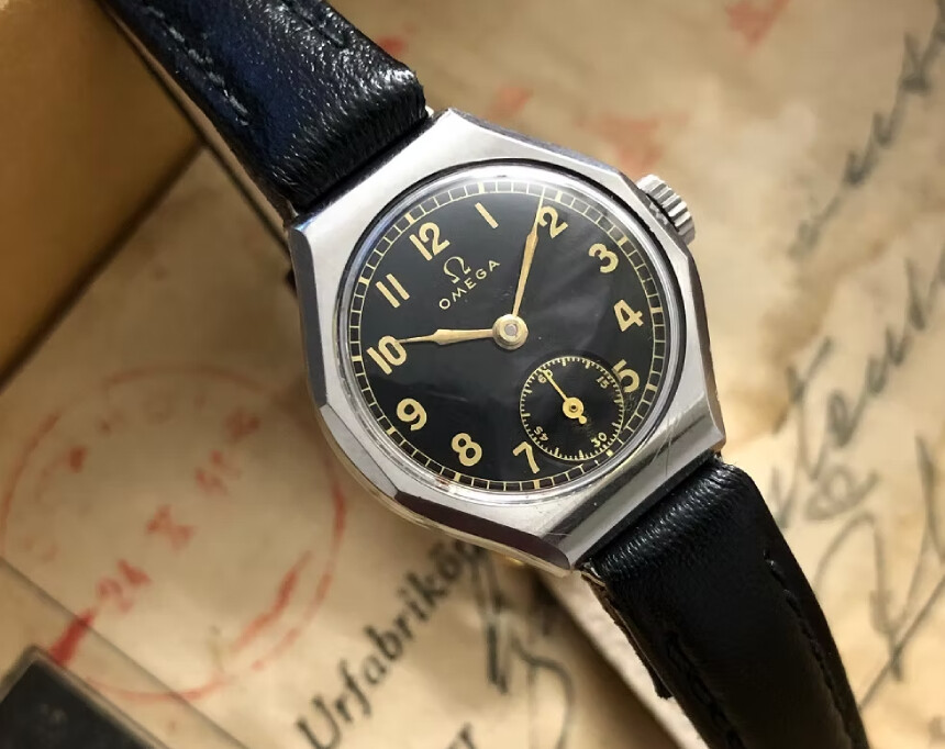 Dámské hodinky Omega ze 40. let. Zdroj: https://www.omegaenthusiastltd.com/