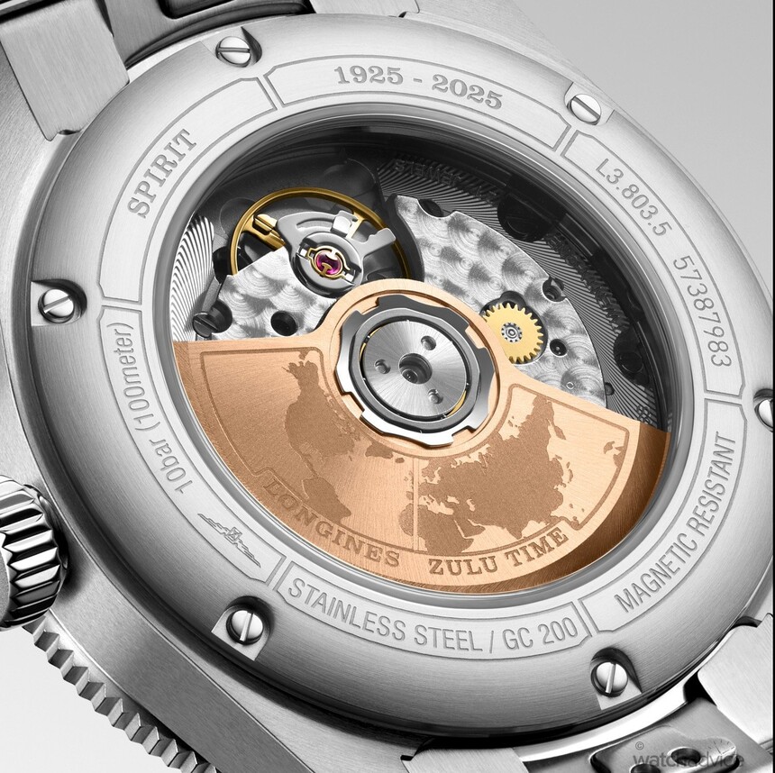 Kalibr L844.4 s frekvencí 25.200 polokmitů za hodinu. Foto: Longines