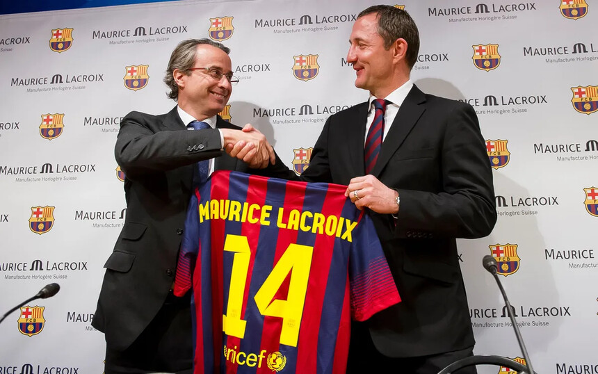 FC Barcelona a Maurice Lacroix podepsaly sponzorskou smlouvu. Zdroj: https://www.fcbarcelona.fr/