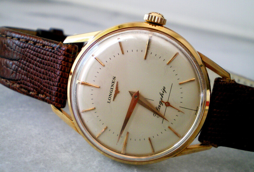 Jeden z prvních modelů Longines Flagship. Zdroj: www.gabrielmadeira.com.br