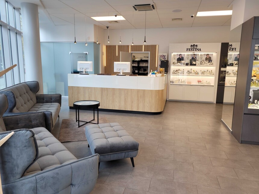 Prostory bratislavské prodejny.