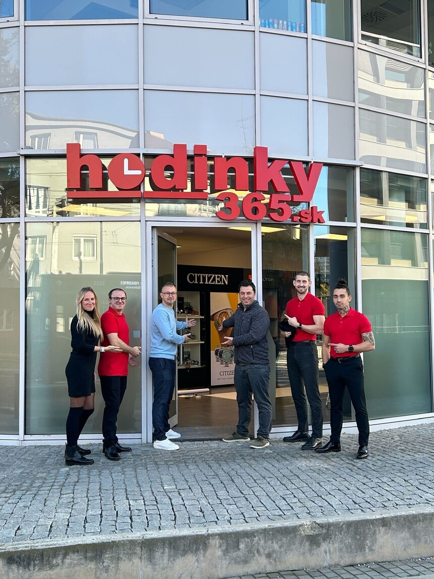 Pojďte dál. Nově otevřená prodejna na ulici Prievozská 4 v Bratislavě.