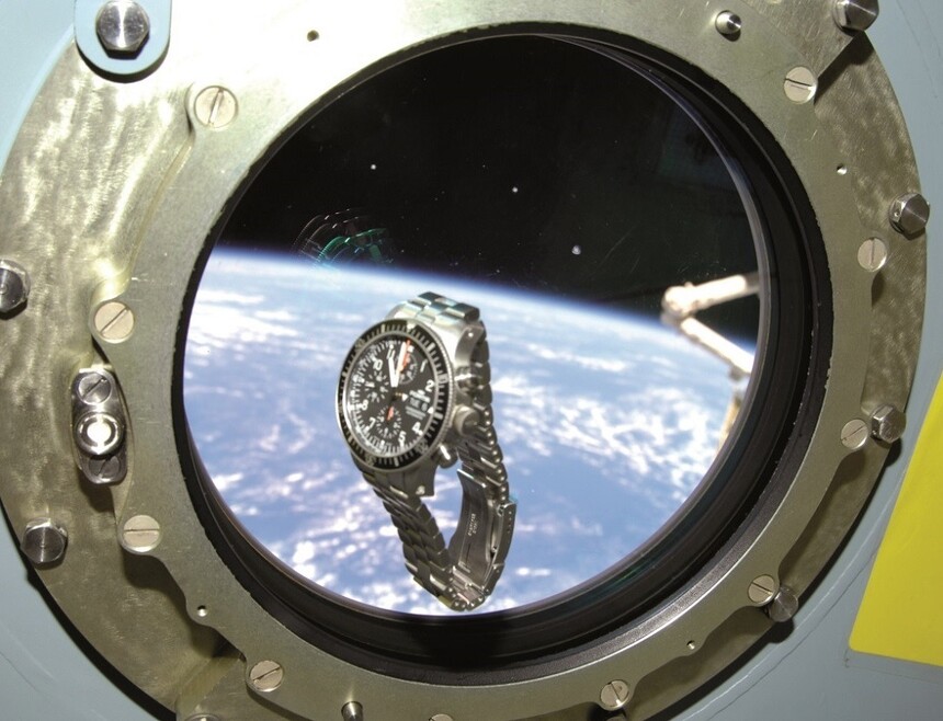 Fortis Official Cosmonauts Chronograph jako součást výbavy ruských kosmonautů na stanici ISS. Zdroj: www.tumblr.com