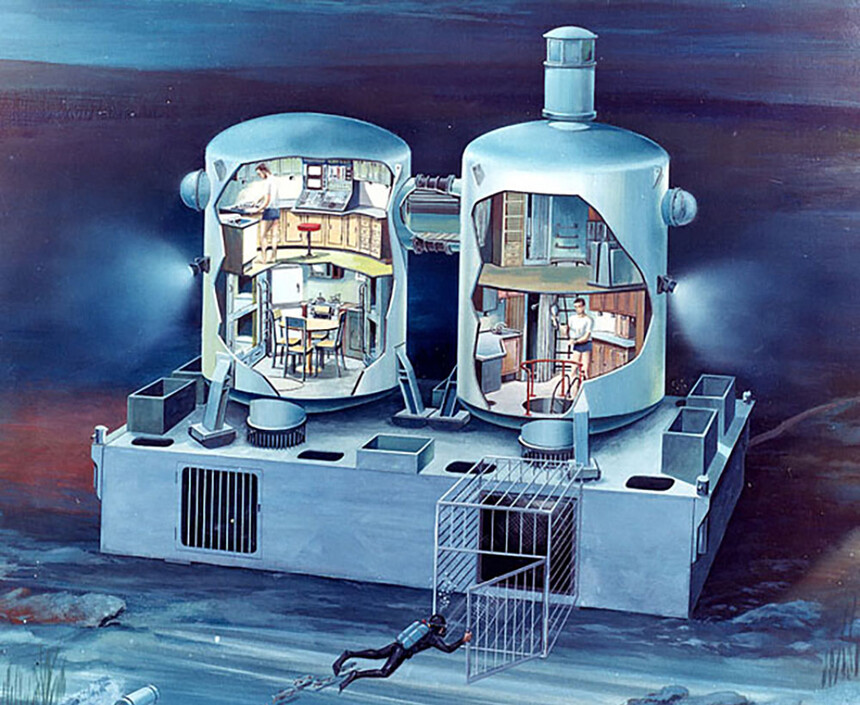 Stanice Tektite; zdroj: General Electric Company