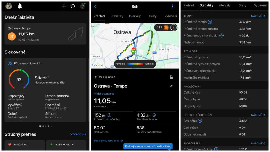 Aplikace Garmin Connect